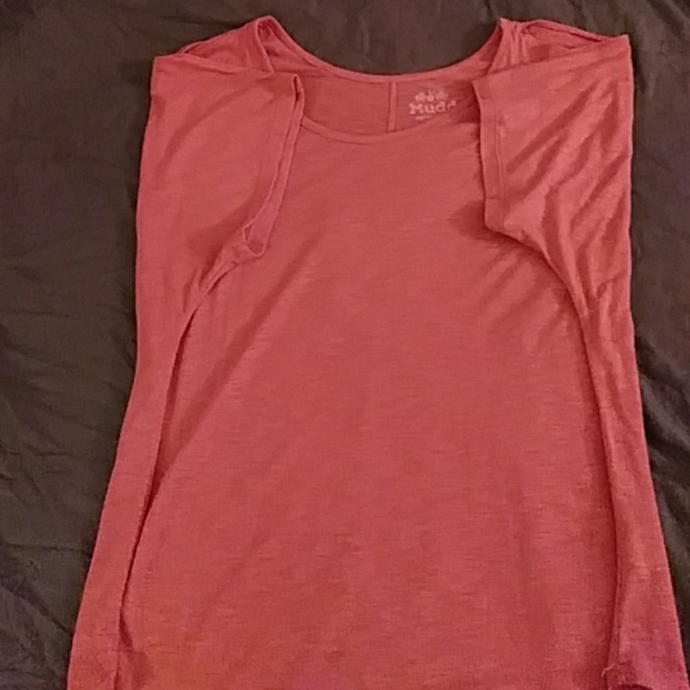 Mudd open shoulder top